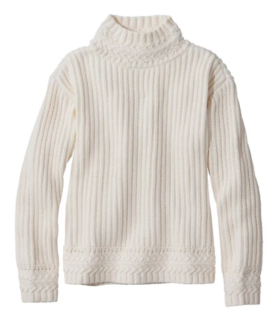 Women's Signature Original Cotton Ribbed Sweater, Mockneck