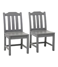 All-Weather Armless Chair, Set of Two