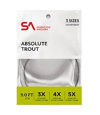 Scientific Anglers Absolute Trout Leader Assortment, 9'