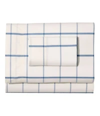 Peached Cotton Sheet Collection, Windowpane