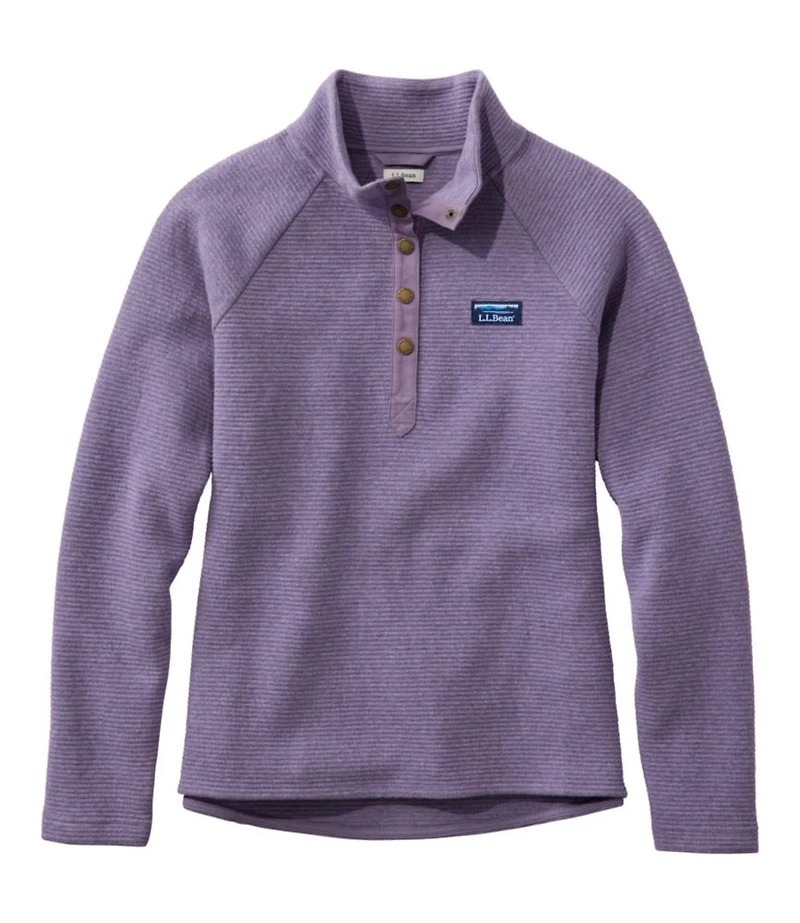 Women's Lakewashed Double-Knit Quarter-Snap