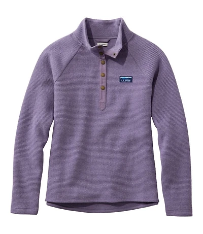 Women's Lakewashed Double-Knit Quarter-Snap