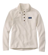 Women's Lakewashed Double-Knit Quarter-Snap