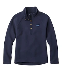 Women's Lakewashed Double-Knit Quarter-Snap