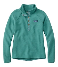 Women's Lakewashed Double-Knit Quarter-Snap
