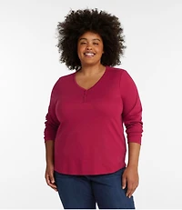 Women's L.L.Bean V-Neck Henley