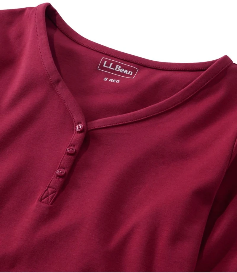 Women's L.L.Bean V-Neck Henley