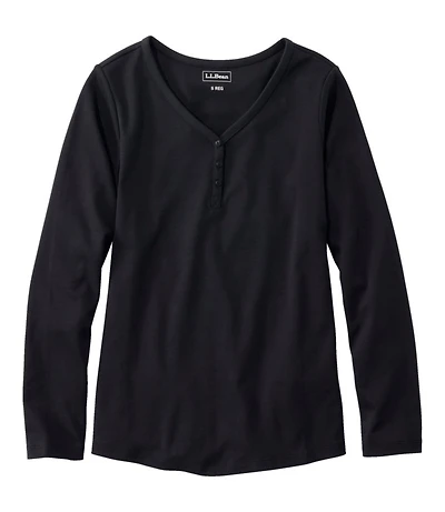 Women's L.L.Bean V-Neck Henley