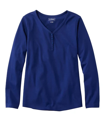 Women's L.L.Bean V-Neck Henley