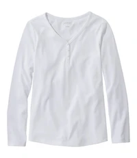 Women's L.L.Bean V-Neck Henley
