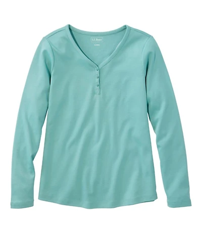Women's L.L.Bean V-Neck Henley