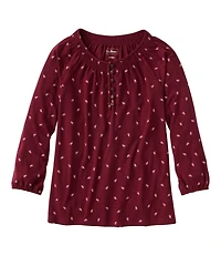 Women's Camden Hills Tee, Three-Quarter-Sleeve Print