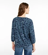 Women's Camden Hills Tee, Three-Quarter-Sleeve Print