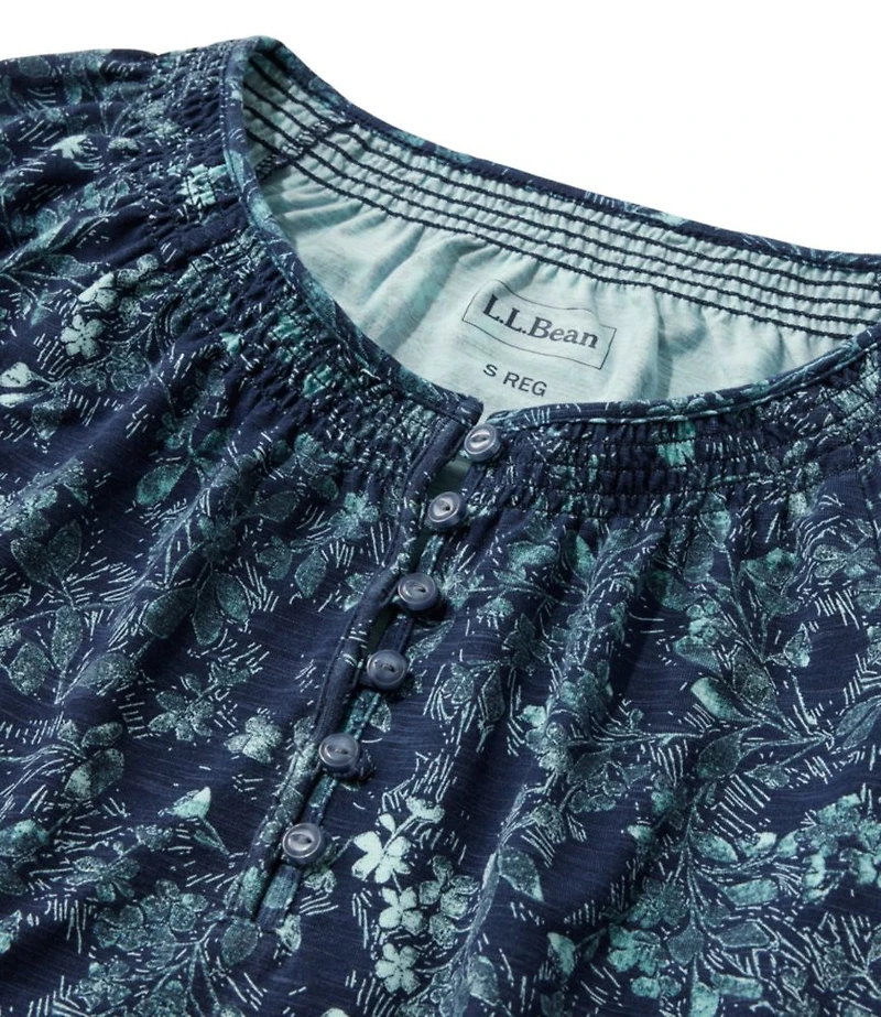 Women's Camden Hills Tee, Three-Quarter-Sleeve Print