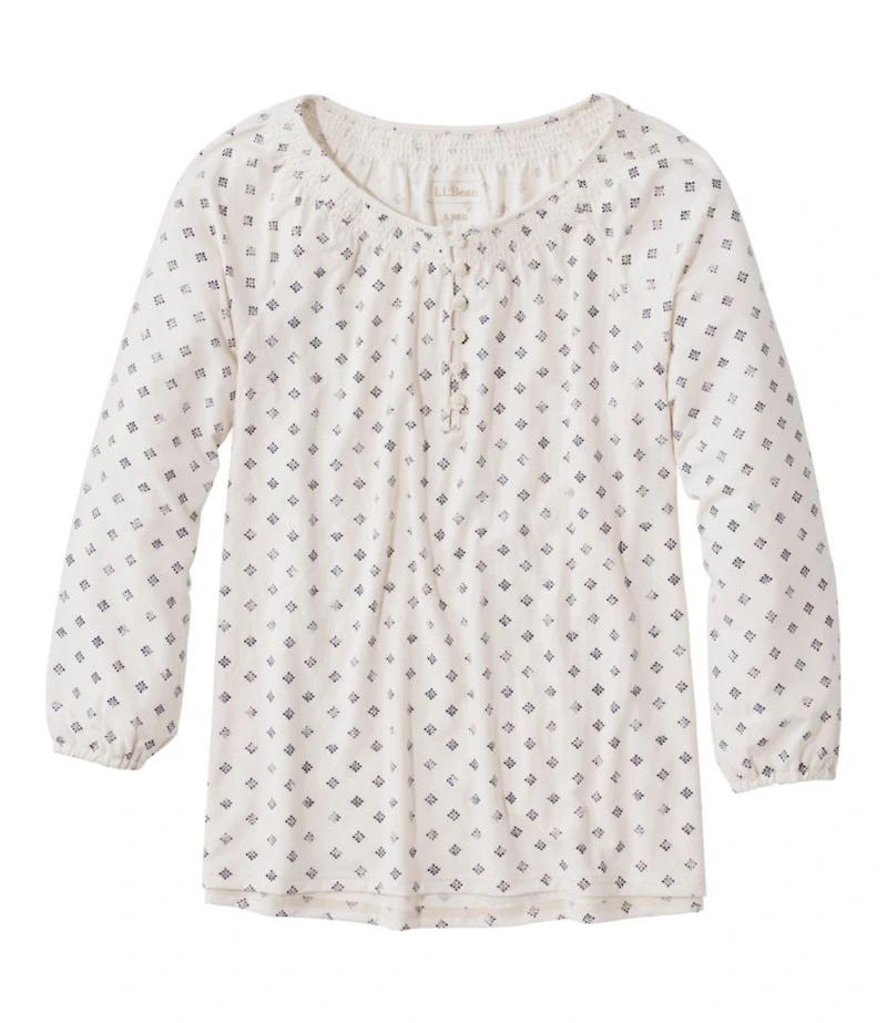 Women's Camden Hills Tee, Three-Quarter-Sleeve Print