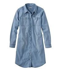 Women's L.L. Bean Heritage Washed Denim Shirt Dress