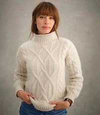 Women's 1912 Heritage Wool Blend Mockneck Sweater