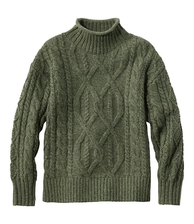 Women's 1912 Heritage Wool Blend Mockneck Sweater
