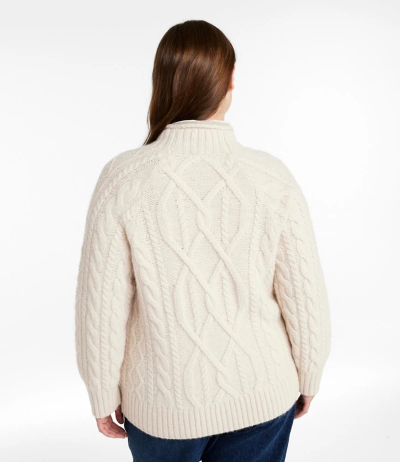 Women's 1912 Heritage Wool Blend Mockneck Cardigan