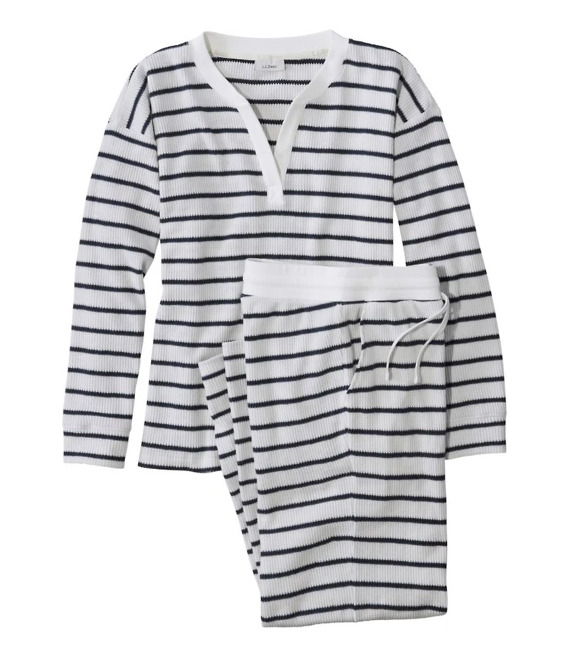 Women's Soft Waffle Sleep Set