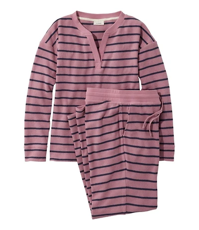 Women's Soft Waffle Sleep Set