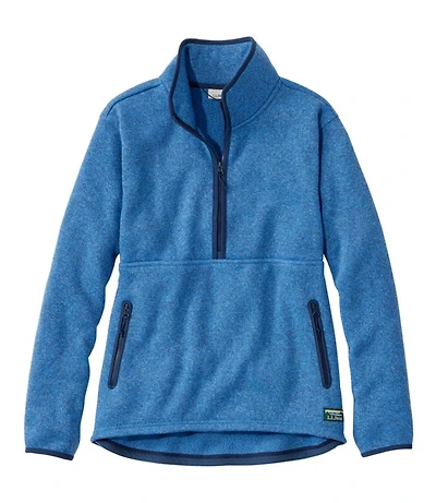 Women's L.L.Bean Sweater Fleece Half-Zip Pullover