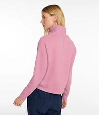 Women's Ridgeknit Half-Zip Pullover, Oversized
