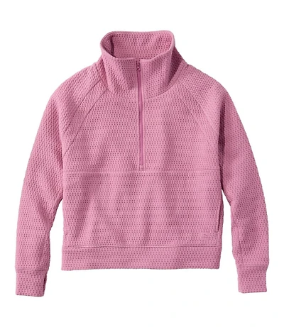 Women's Ridgeknit Half-Zip Pullover, Oversized