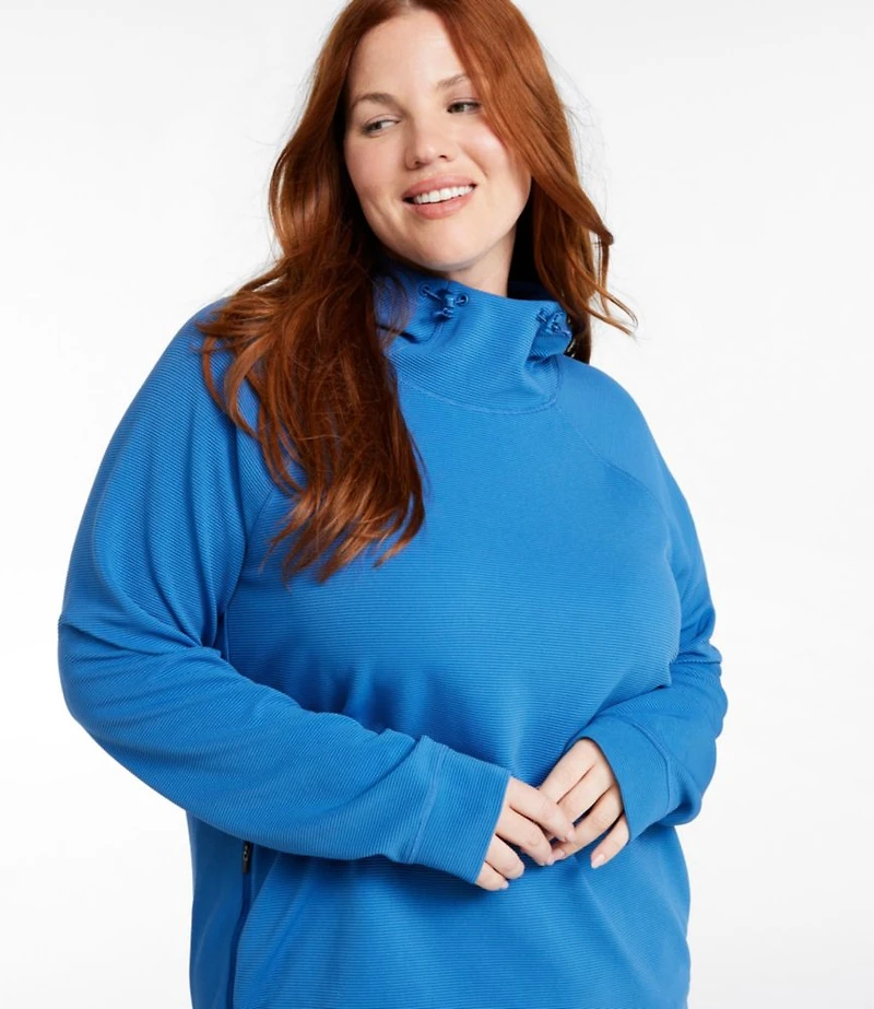 Women's VentureStretch Ottoman-Rib Hoodie