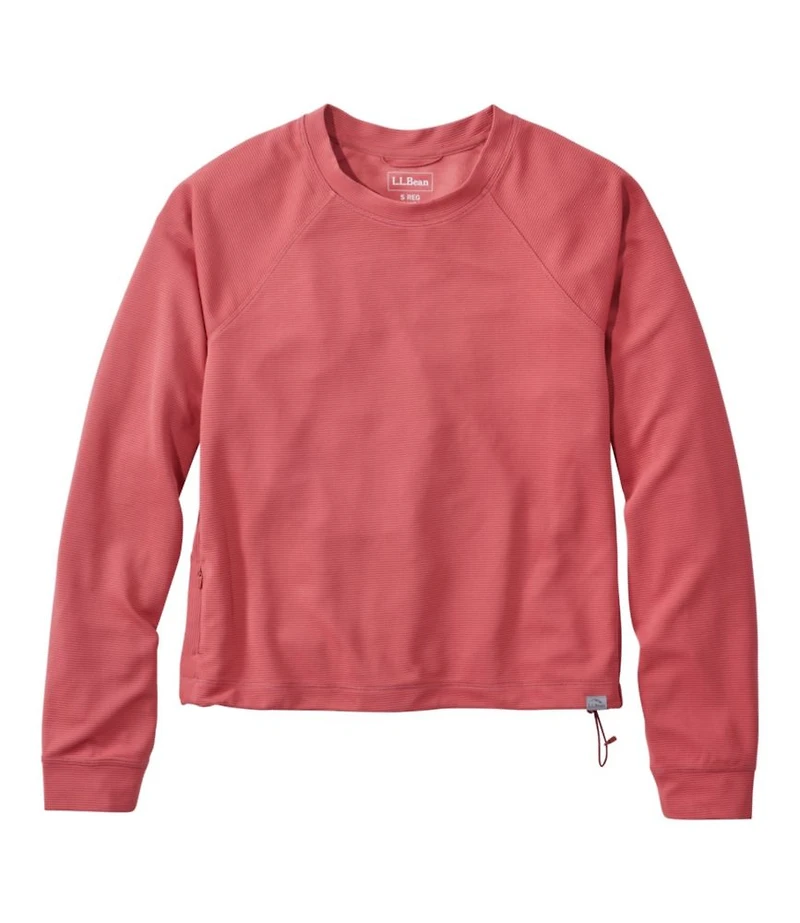 Women's VentureStretch Ottoman-Rib Pullover, Cropped