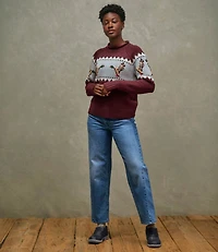 Women's Signature Original Cotton Sweater, Rollneck Novelty