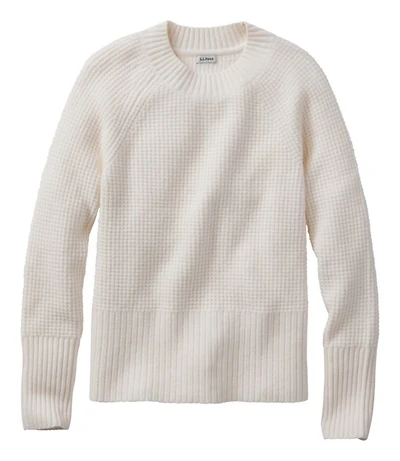 Women's SuperSoft Waffle Sweater, Crewneck