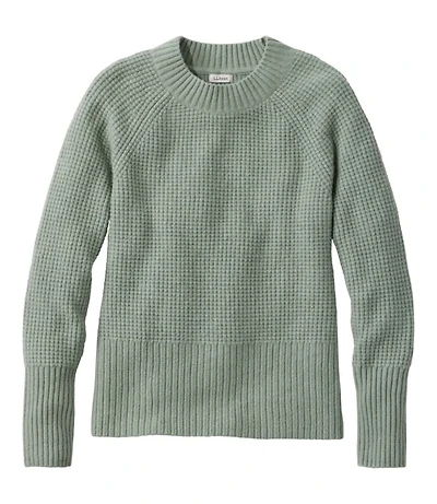 Women's SuperSoft Waffle Sweater, Crewneck