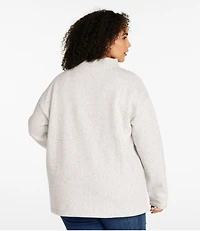 Women's Double L Soft Donegal Sweatshirt, Funnelneck