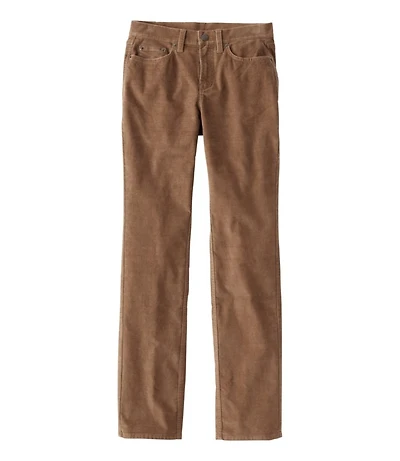 Women's BeanFlex Five-Pocket Corduroy Pants, Mid-Rise Straight-Leg