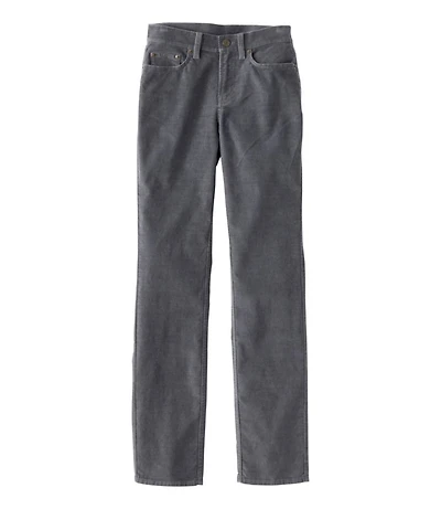 Women's BeanFlex Five-Pocket Corduroy Pants, Mid-Rise Straight-Leg