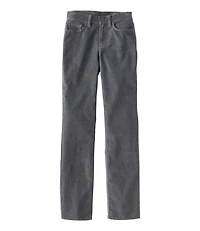 Women's BeanFlex Five-Pocket Corduroy Pants, Mid-Rise Straight-Leg