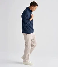 Men's Comfort Stretch Performance® Piqué, Quarter-Zip Pullover