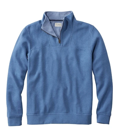 Men's All Seasons Textured Sweats, Quarter-Zip