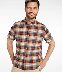 Men's Stonecoast Hemp Shirt, Short-Sleeve, Slightly Fitted Untucked Fit