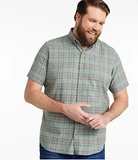 Men's Stonecoast Hemp Shirt, Short-Sleeve, Slightly Fitted Untucked Fit