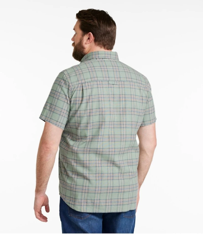 Men's Stonecoast Hemp Shirt, Short-Sleeve, Slightly Fitted Untucked Fit