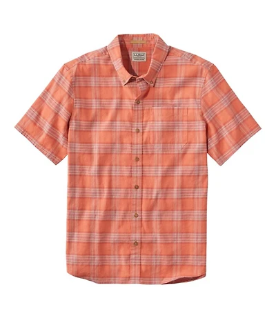 Men's Stonecoast Hemp Shirt, Short-Sleeve, Slightly Fitted Untucked Fit