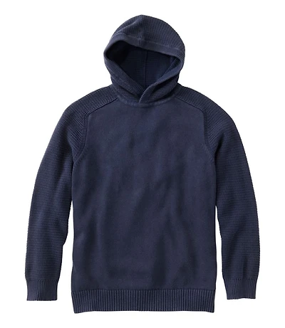 Men's Sunwashed Textured Cotton Sweater, Hoodie