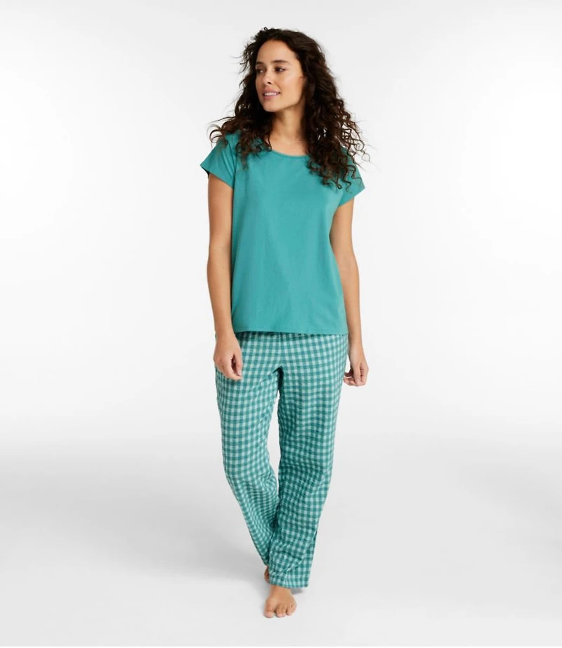 Women's Bean's Seacoast Seersucker Pajama Pant Set