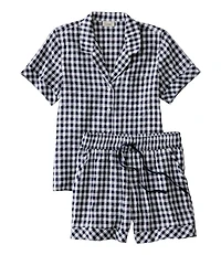 Women's Bean's Seacoast Seersucker Short Set