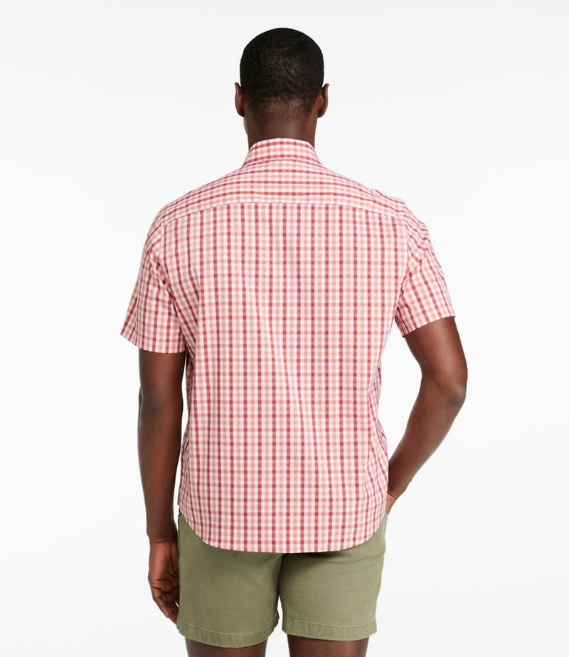 Men's Comfort Stretch Performance® Shirt, Short-Sleeve, Slightly Fitted Untucked Fit