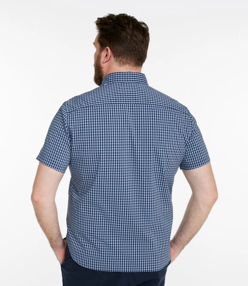 Men's Comfort Stretch Performance® Shirt, Short-Sleeve, Slightly Fitted Untucked Fit