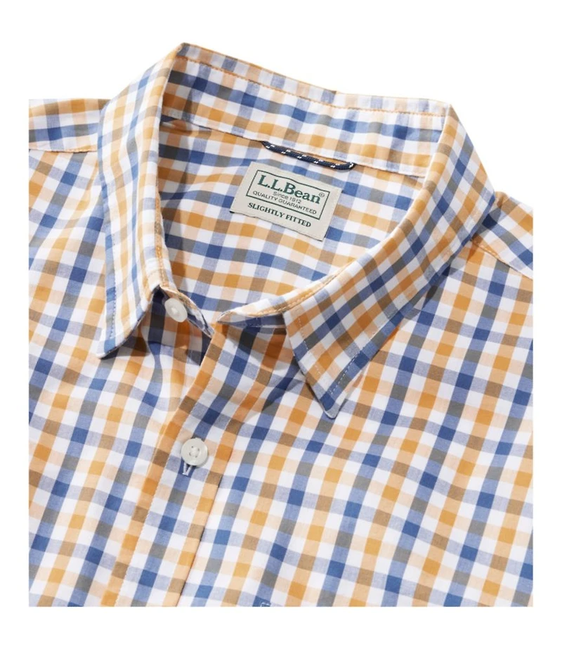 Men's Comfort Stretch Performance® Shirt, Short-Sleeve, Slightly Fitted Untucked Fit