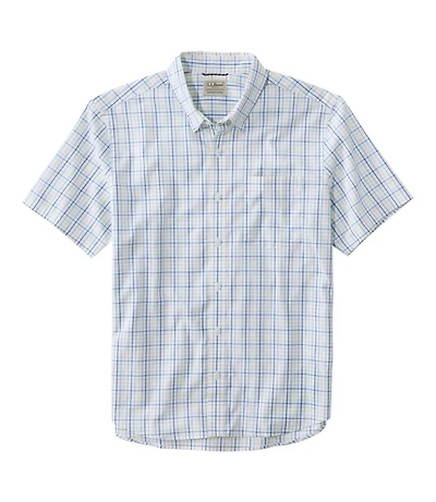 Men's Comfort Stretch Performance® Shirt, Short-Sleeve, Slightly Fitted Untucked Fit